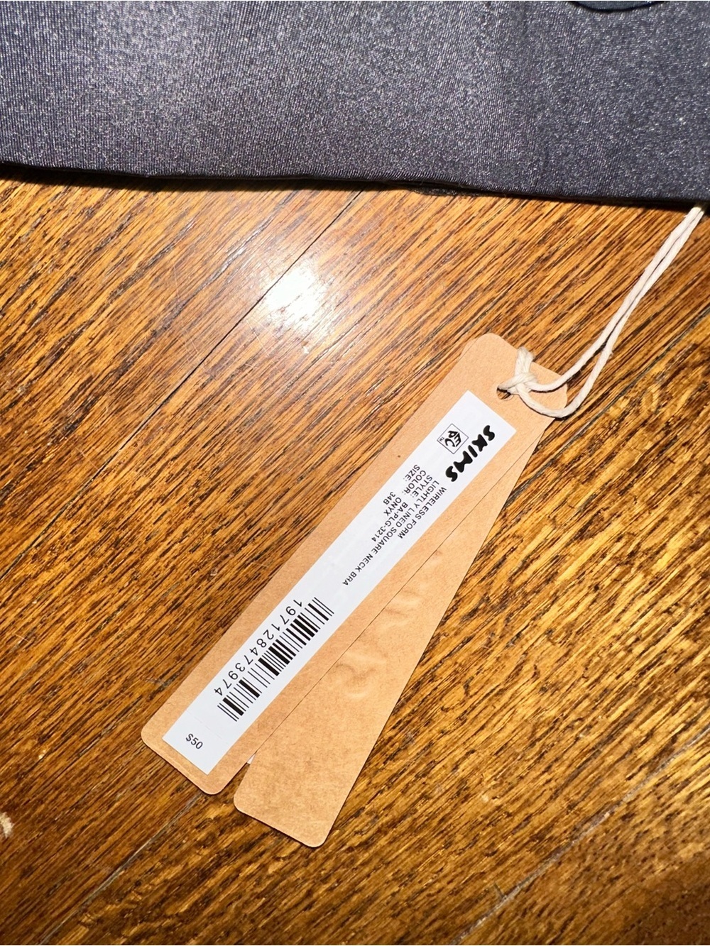 SKIMS Wireless Form Lightly Lined Bra Black Onyx - NWT 34B - Picture 2 of 3
